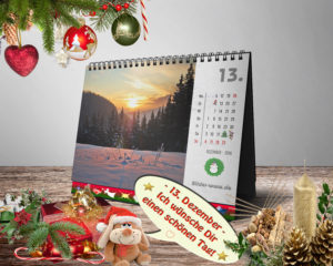 Weihnachtsbilder-Kalenderblatt