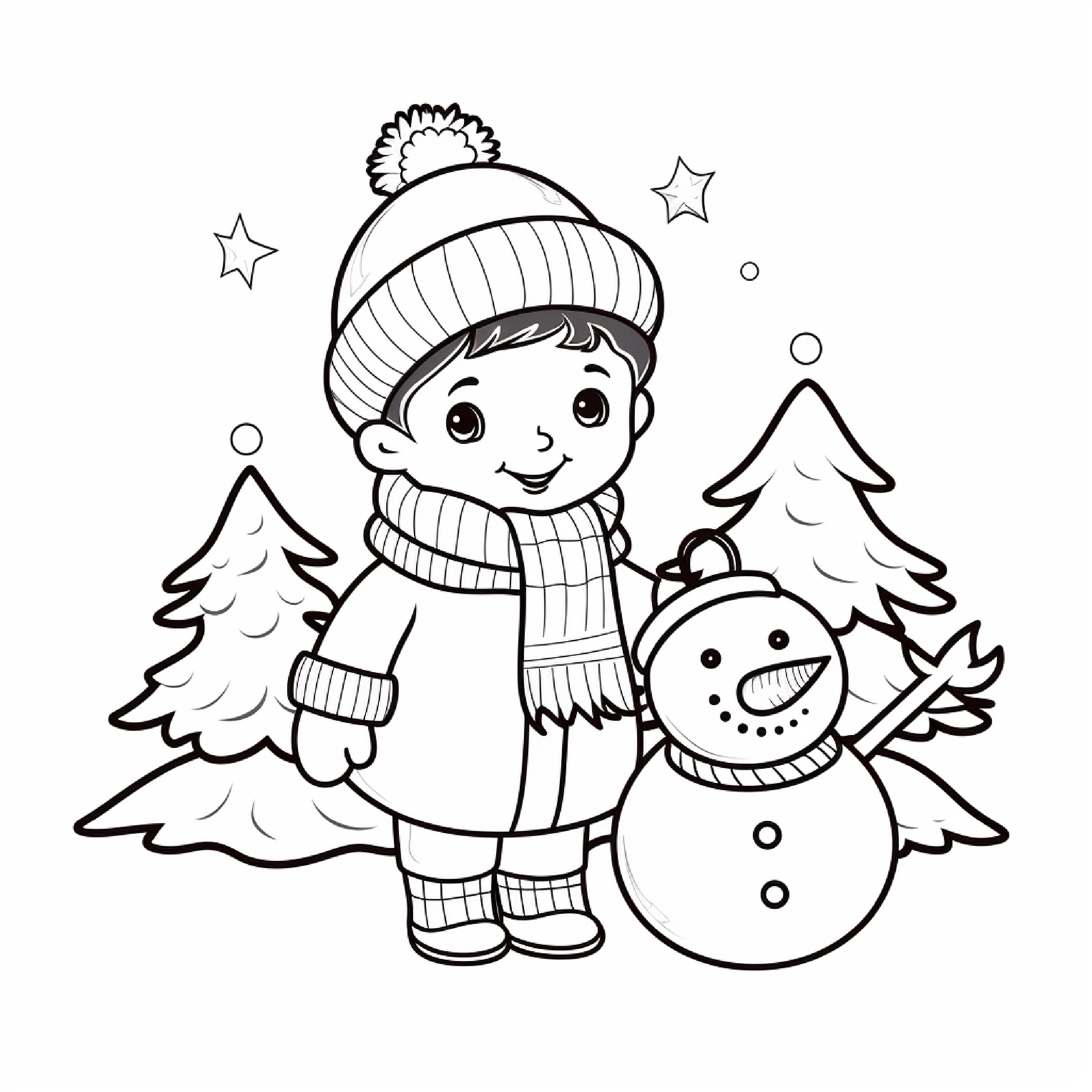 Malvorlagen – Ausmalbilder für Weihnachten kostenlos downloaden